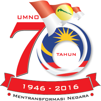 Logo UMNO 70 Tahun 1946-2016