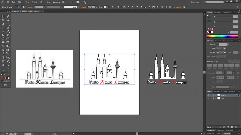 Trace vector logo