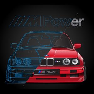 BMW E30 vectorise