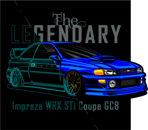 Subaru Impreza WRX GC8 - vectorise