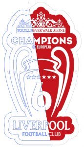 Liverpool Champions of Europe 6 times