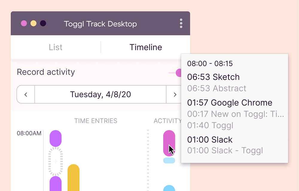 Toggl tracking