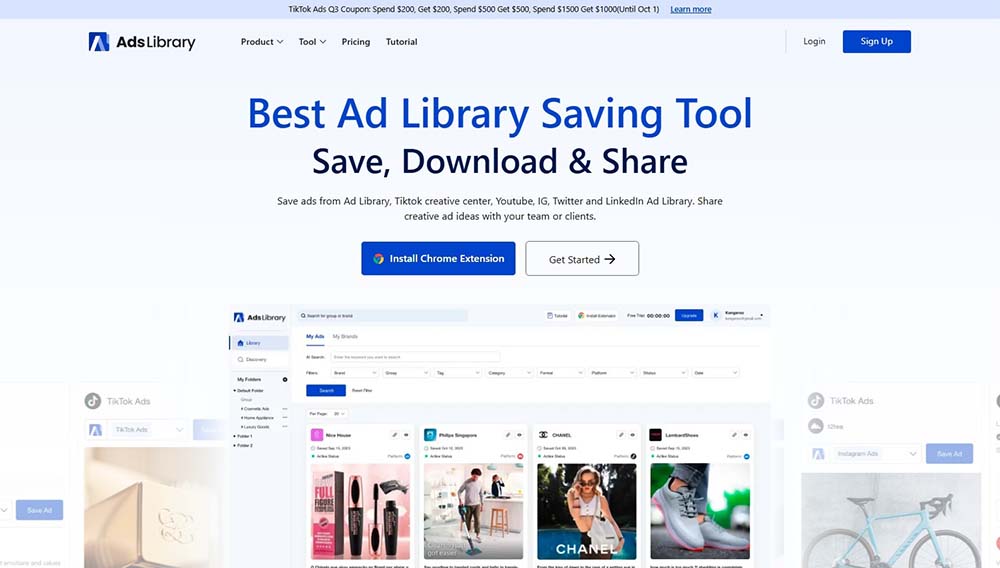 AdsLibrary ads intelligence adspy tool